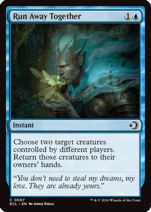 Run Away Together (ECL-067) Foil - Lorwyn Eclipsed
