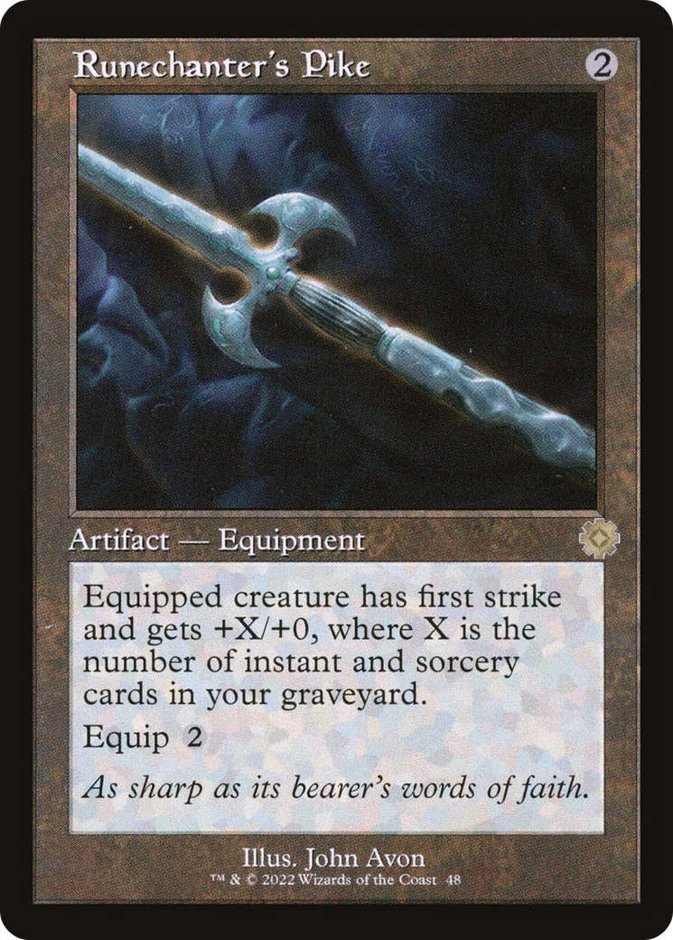 Runechanter's Pike (BRR-048)  Foil - The Brothers' War Retro Artifacts