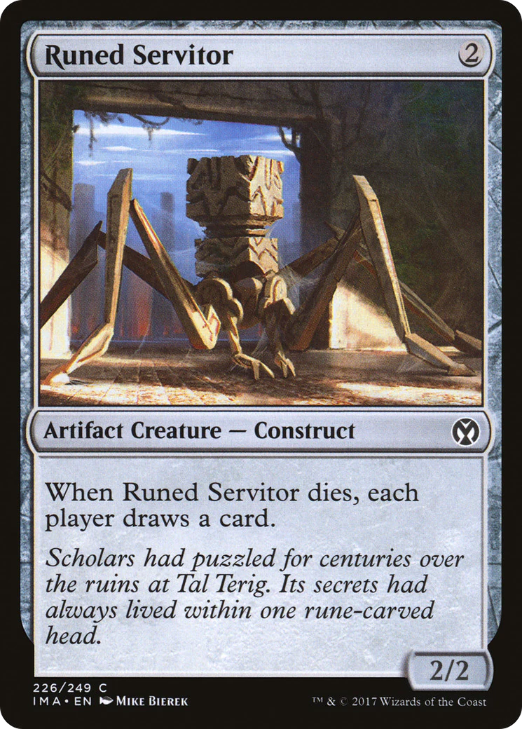 Runed Servitor (IMA-226)  Foil - Iconic Masters