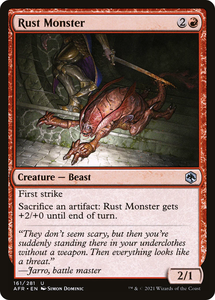 Rust Monster (AFR-161)  Foil - Adventures in the Forgotten Realms