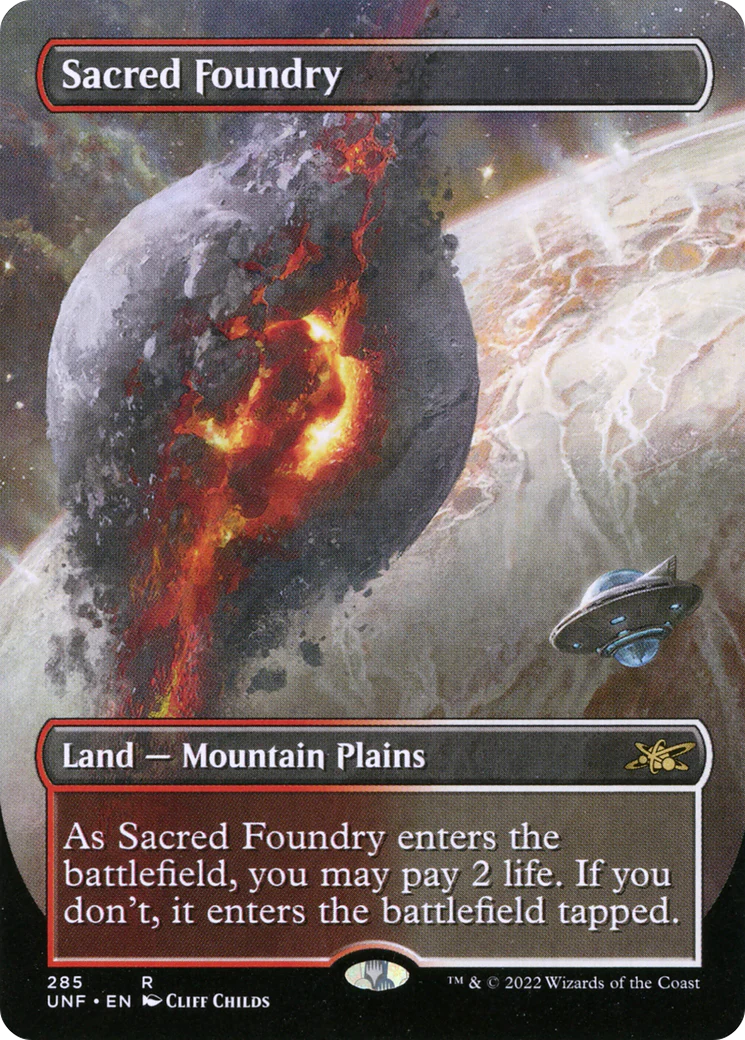 Sacred Foundry (Borderless) (UNF-285)  - Unfinity