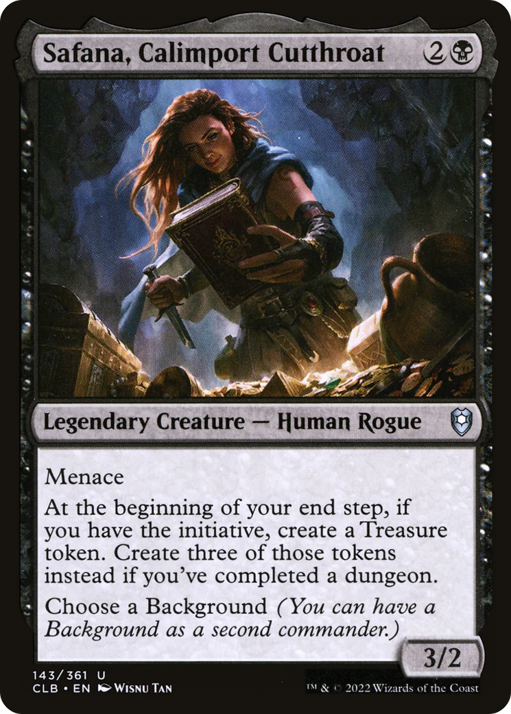 Safana, Calimport Cutthroat (CLB-143)  Foil - Commander Legends: Battle for Baldur's Gate