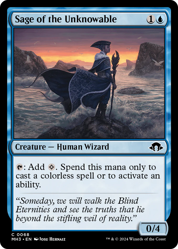 Sage of the Unknowable (MH3-068)  - Modern Horizons 3