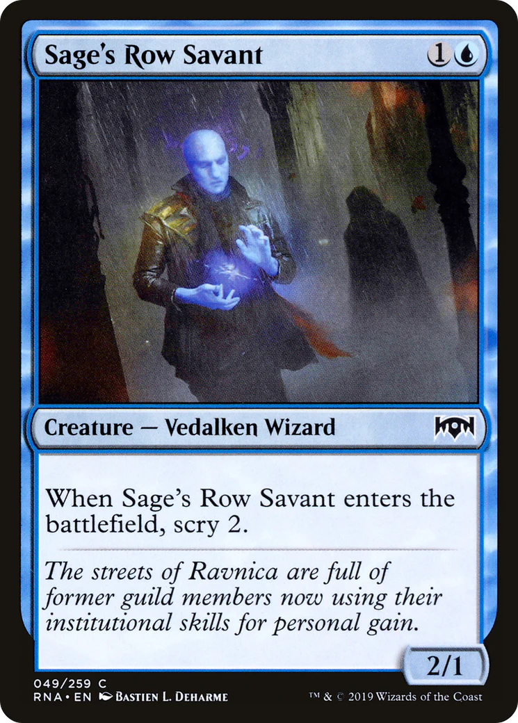 Sage's Row Savant (RNA-049)  Foil - Ravnica Allegiance