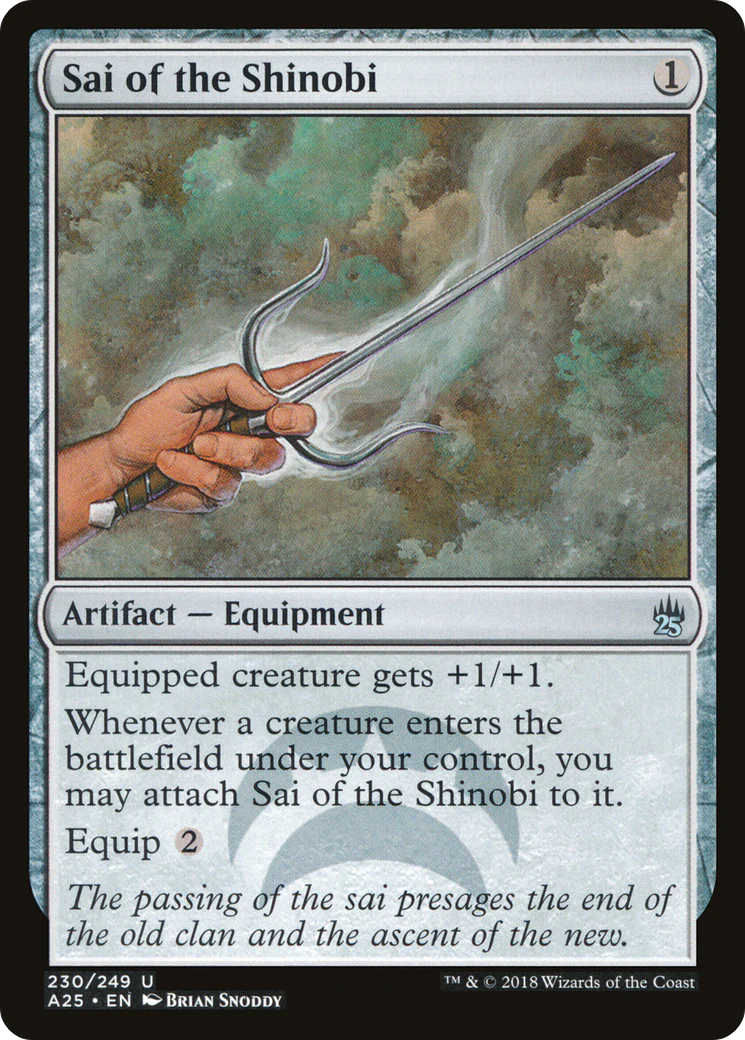 Sai of the Shinobi (A25-230)  Foil - Masters 25