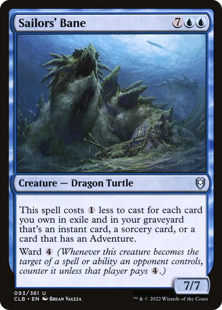Sailors' Bane (CLB-093)  Foil - Commander Legends: Battle for Baldur's Gate