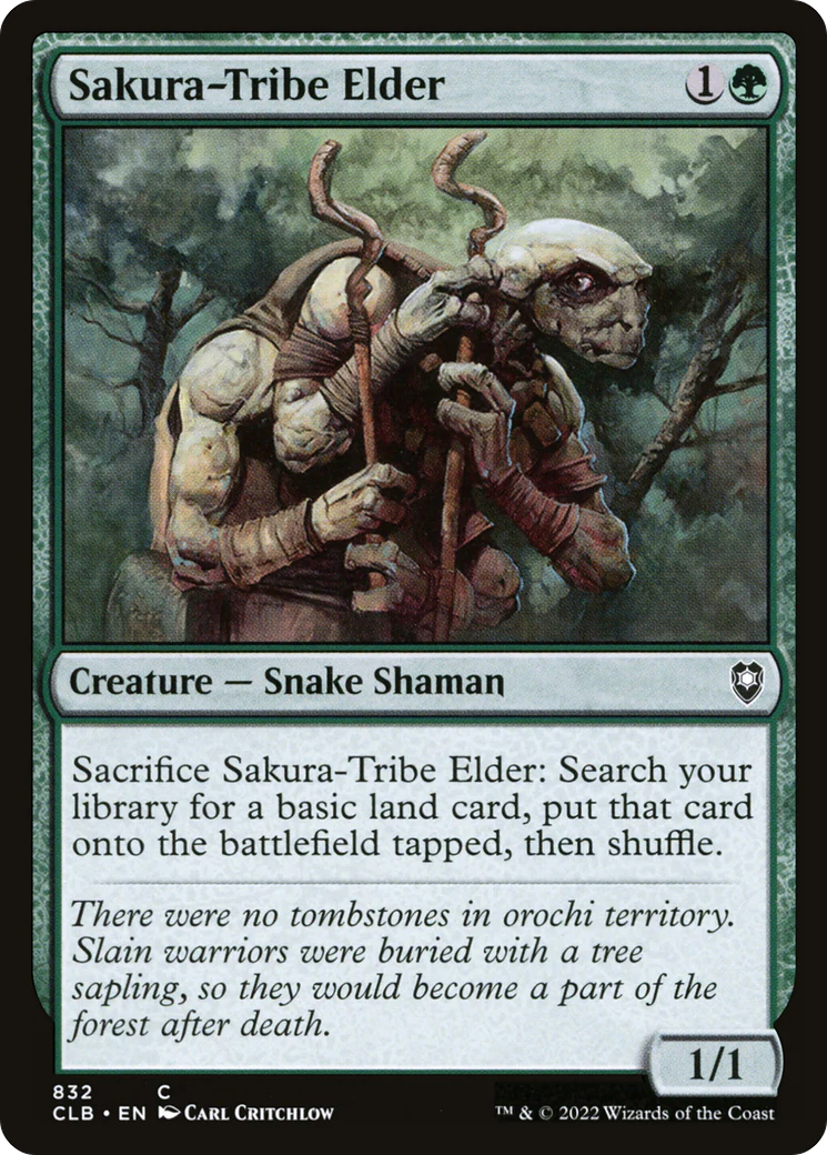 Sakura-Tribe Elder (CLB-832)  - Commander Legends: Battle for Baldur's Gate