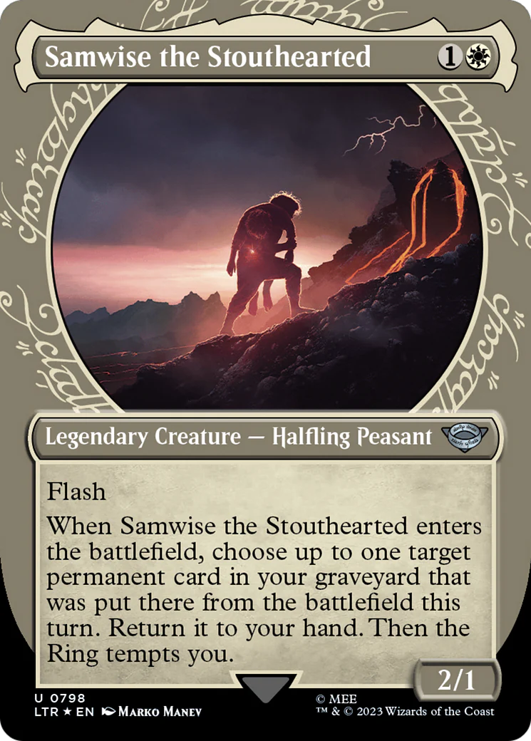 Samwise the Stouthearted (Showcase) (Surge Foil) (LTR-798) Foil - The Lord of the Rings: Tales of Middle-earth