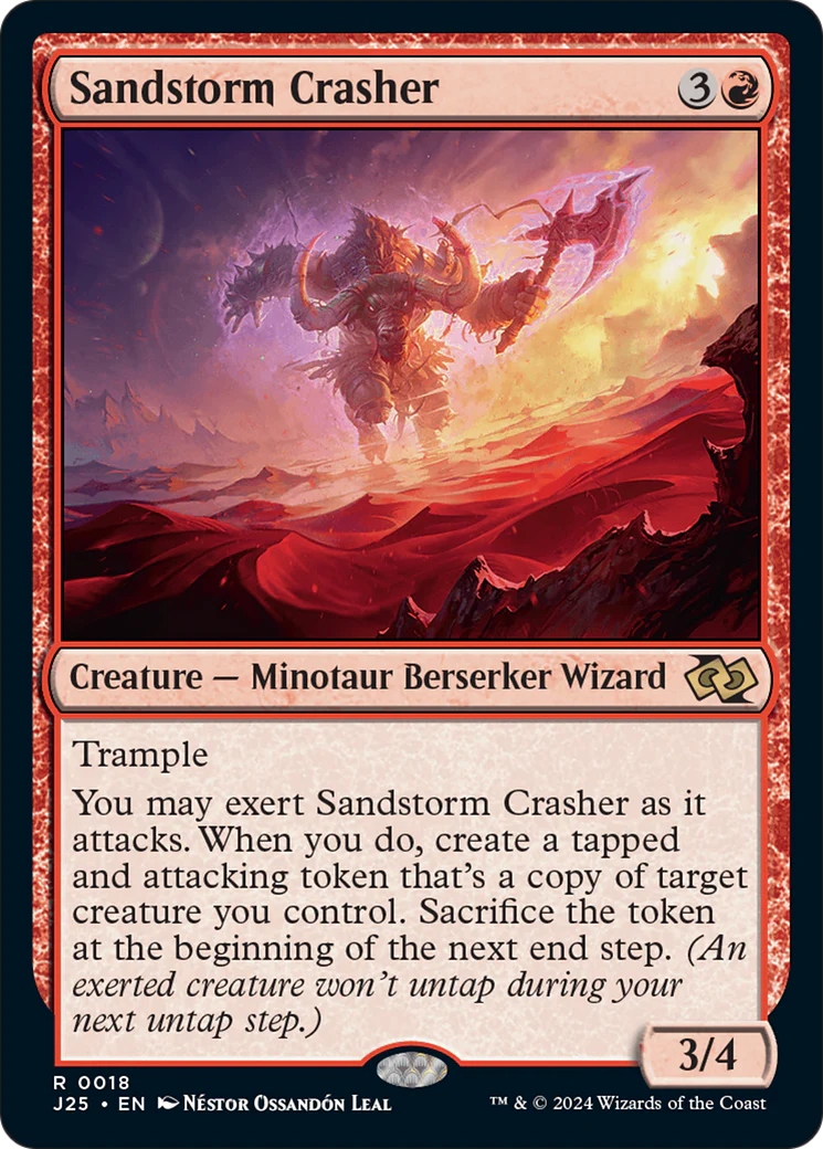 Sandstorm Crasher (J25-018)  - Foundations Jumpstart