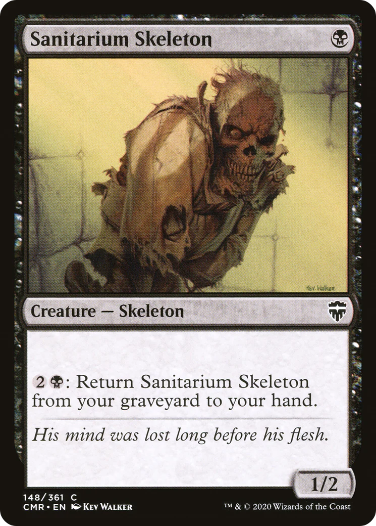 Sanitarium Skeleton (CMR-148)  - Commander Legends