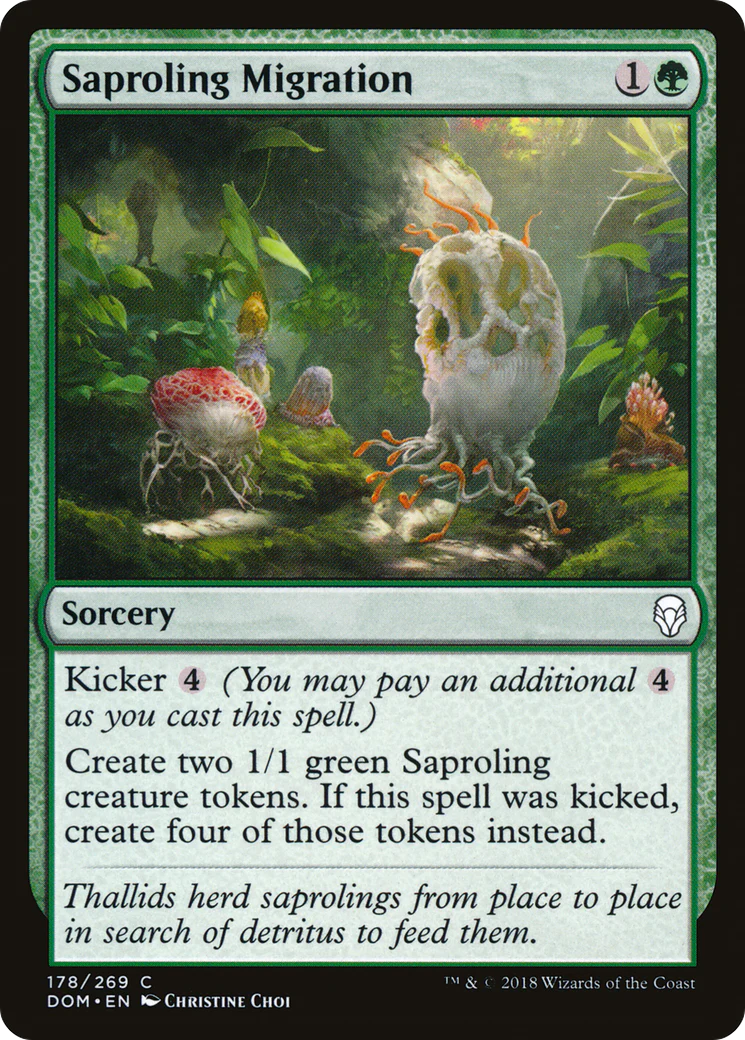 Saproling Migration (DOM-178)  - Dominaria