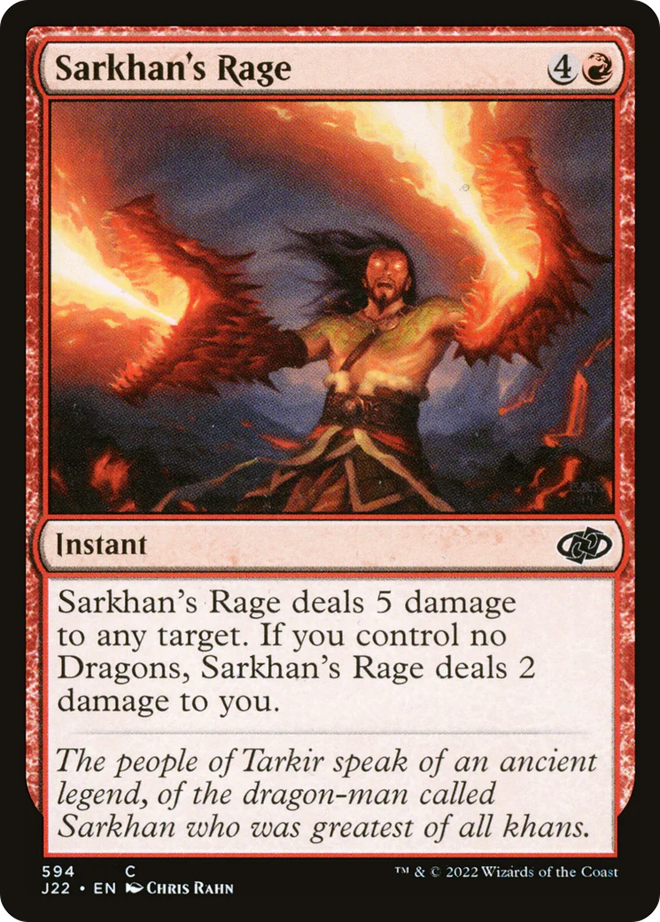 Sarkhan's Rage (J22-594)  - Jumpstart 2022