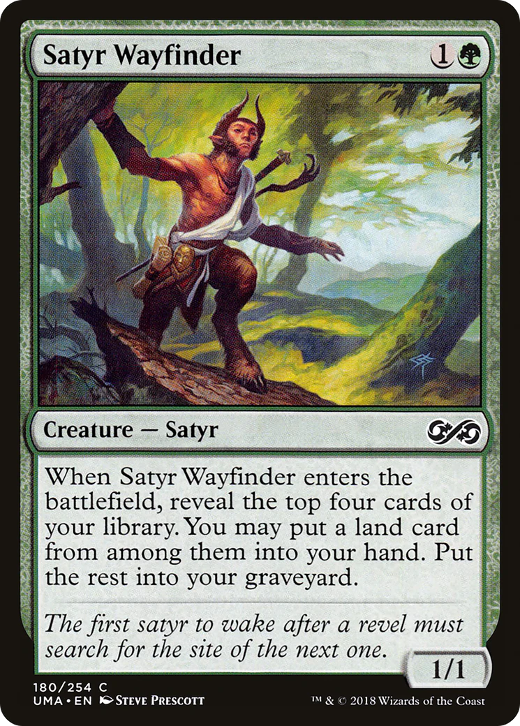 Satyr Wayfinder (UMA-180)  Foil - Ultimate Masters