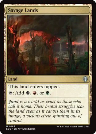 Savage Lands (ECC-165)  - Commander: Lorwyn Eclipsed