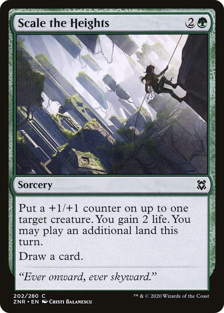 Scale the Heights (ZNR-202) Foil - Zendikar Rising