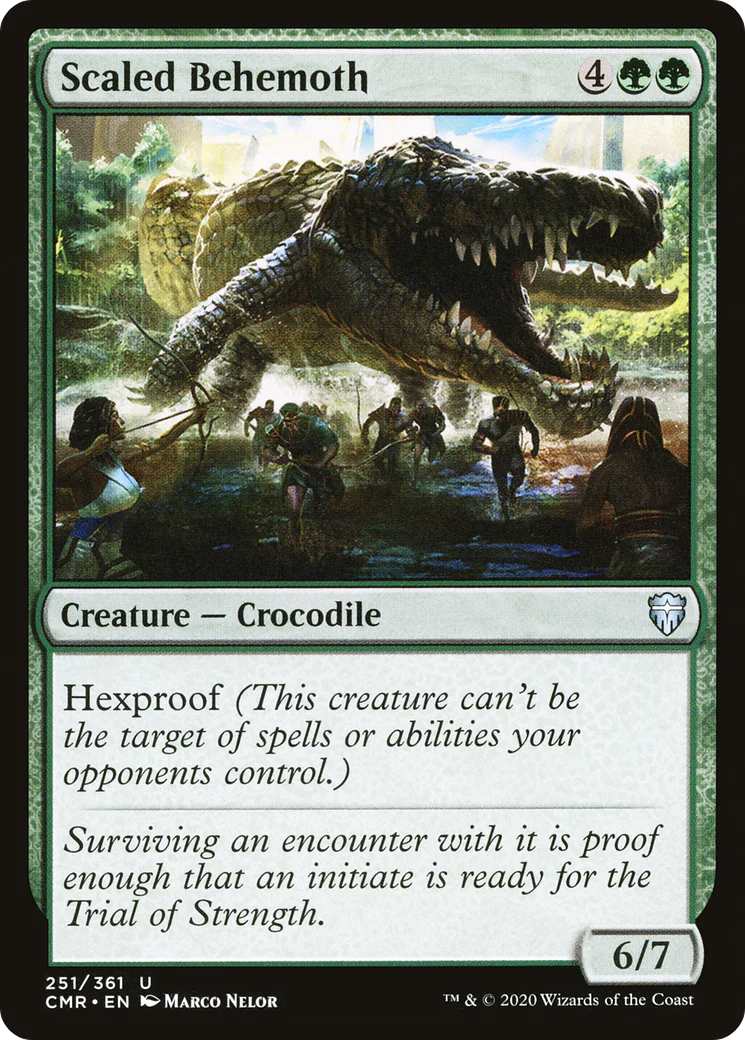 Scaled Behemoth (CMR-251)  - Commander Legends