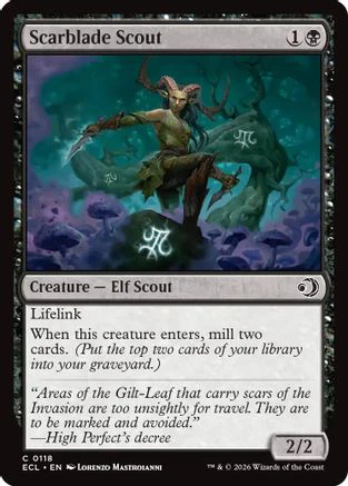 Scarblade Scout (ECL-118) Foil - Lorwyn Eclipsed