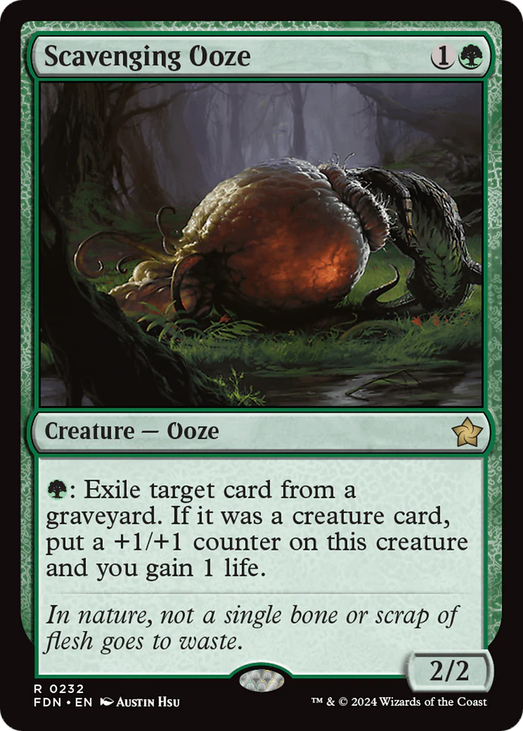 Scavenging Ooze (FDN-232)  Foil - Foundations