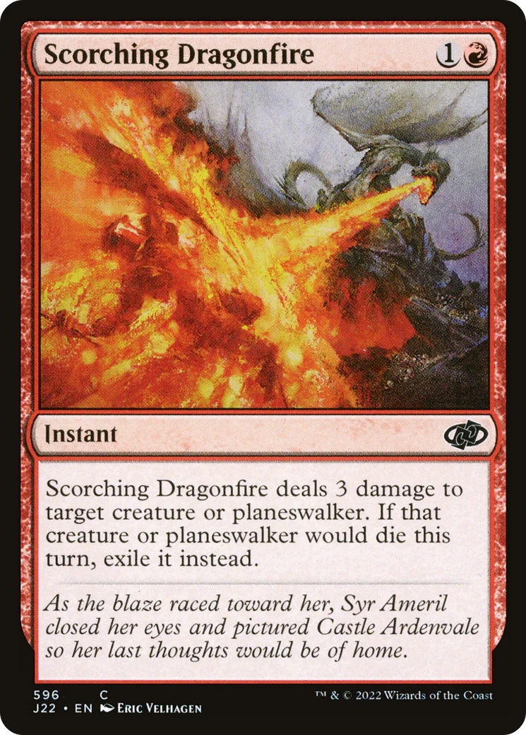 Scorching Dragonfire (J22-596)  - Jumpstart 2022
