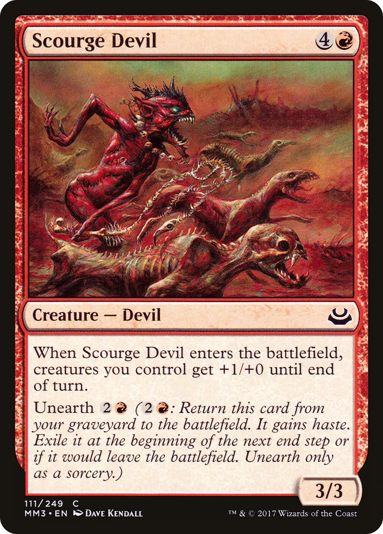 Scourge Devil (MM3-111)  - Modern Masters 2017
