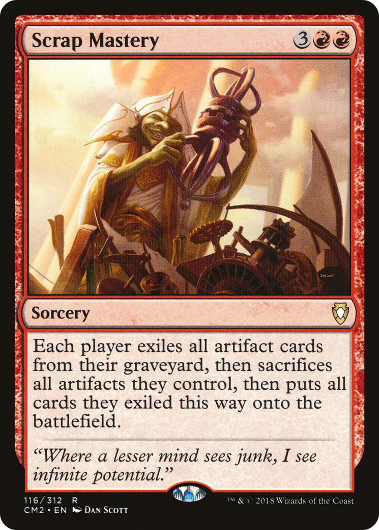 Scrap Mastery (CM2-116)  - Commander Anthology Volume II