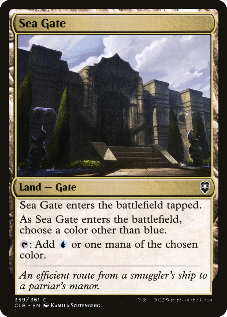 Sea Gate (CLB-359)  - Commander Legends: Battle for Baldur's Gate