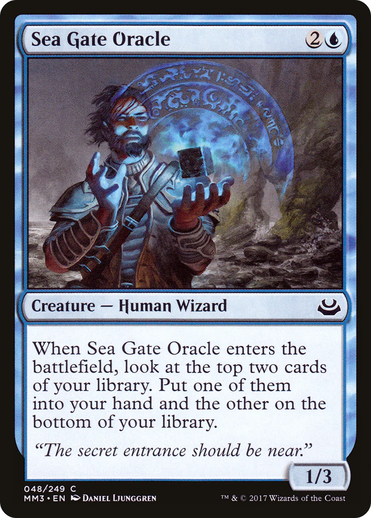 Sea Gate Oracle (MM3-048)  Foil - Modern Masters 2017