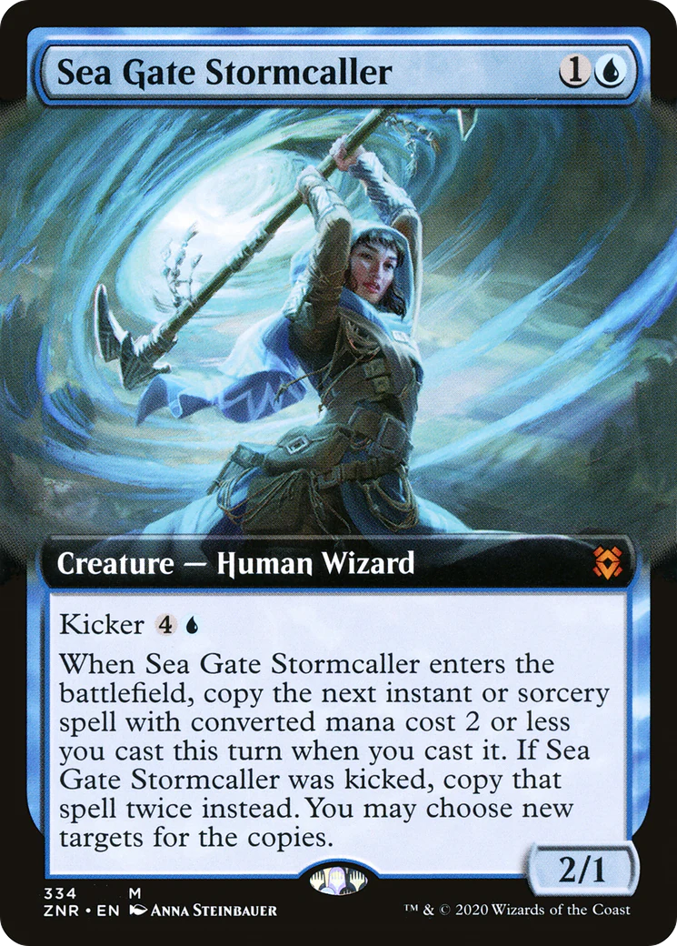Sea Gate Stormcaller (Extended Art) (ZNR-334) - Zendikar Rising