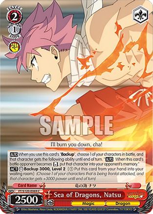 Sea of Dragons, Natsu (FT/S120-E069 C) - FAIRY TAIL 100 YEARS QUEST