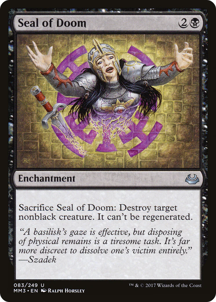 Seal of Doom (MM3-083)  Foil - Modern Masters 2017