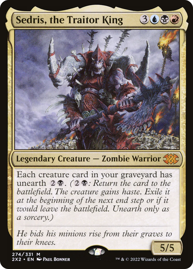 Sedris, the Traitor King (2X2-274)  Foil - Double Masters 2022