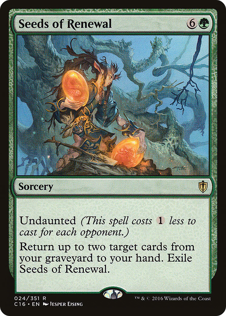 Seeds of Renewal (C16-024)  - Commander 2016