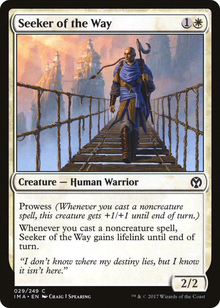 Seeker of the Way (IMA-029)  Foil - Iconic Masters