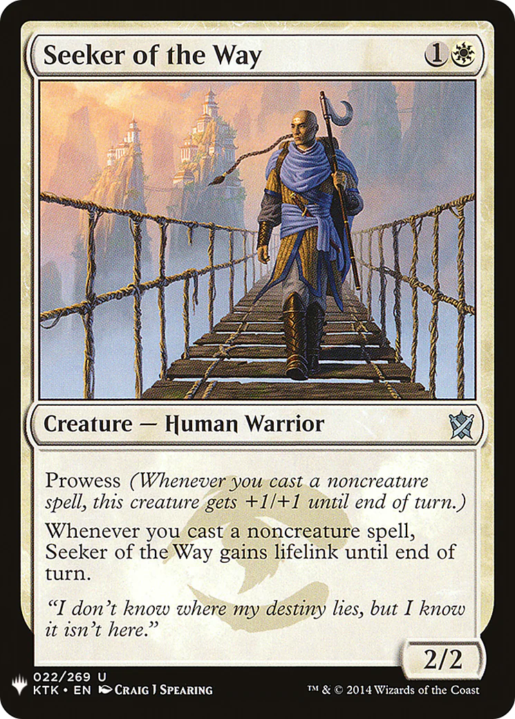 Seeker of the Way (LIST-022)  - The List