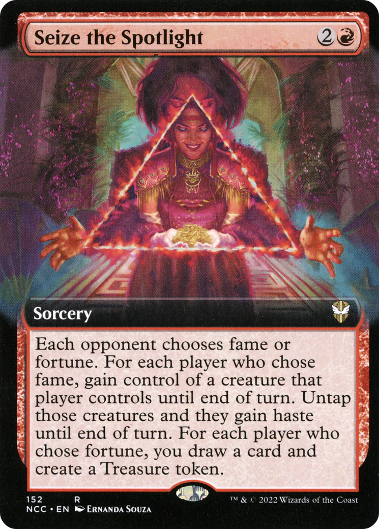 Seize the Spotlight (Extended Art) (NCC-152)  - New Capenna Commander: (Extended Art)