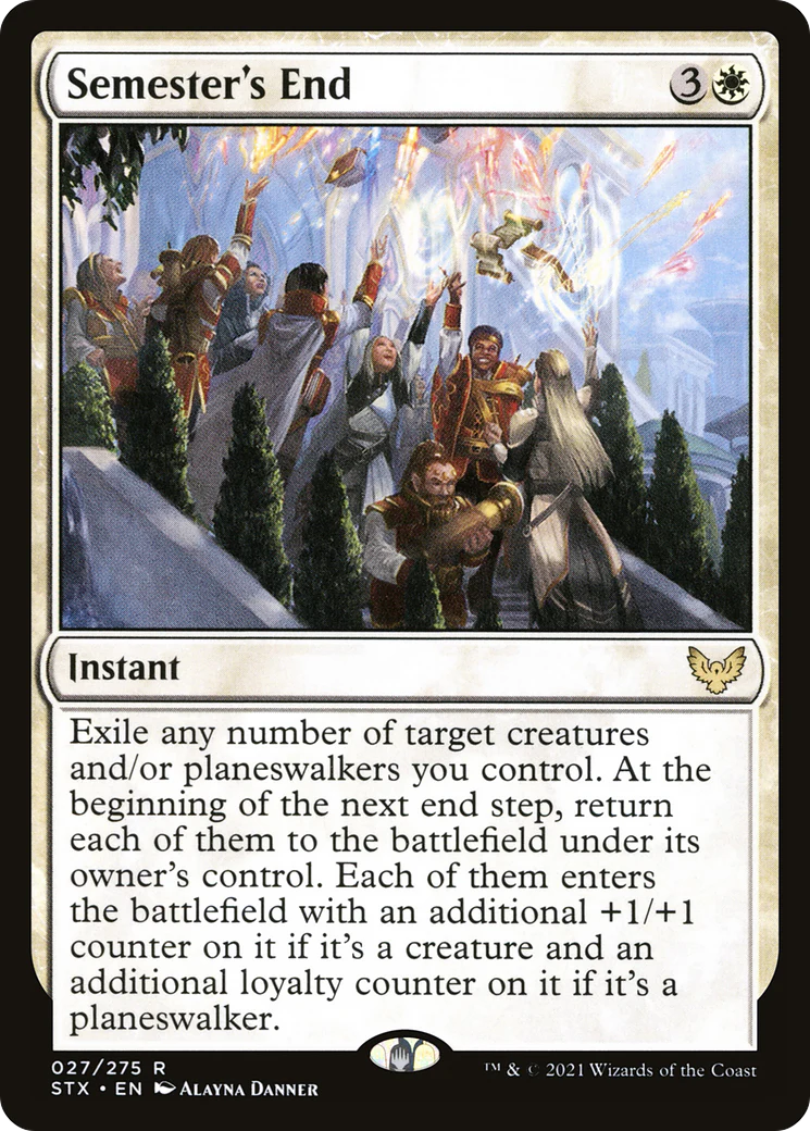 Semester's End (STX-027)  Foil - Strixhaven: School of Mages