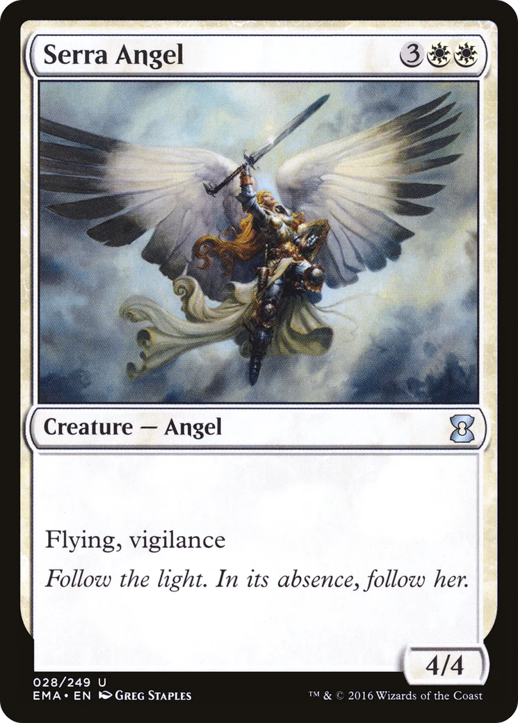 Serra Angel (EMA-028)  Foil - Eternal Masters