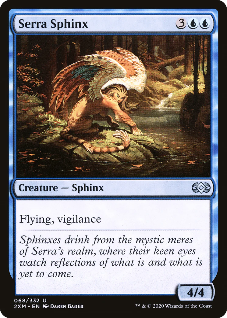 Serra Sphinx (2XM-068)  Foil - Double Masters