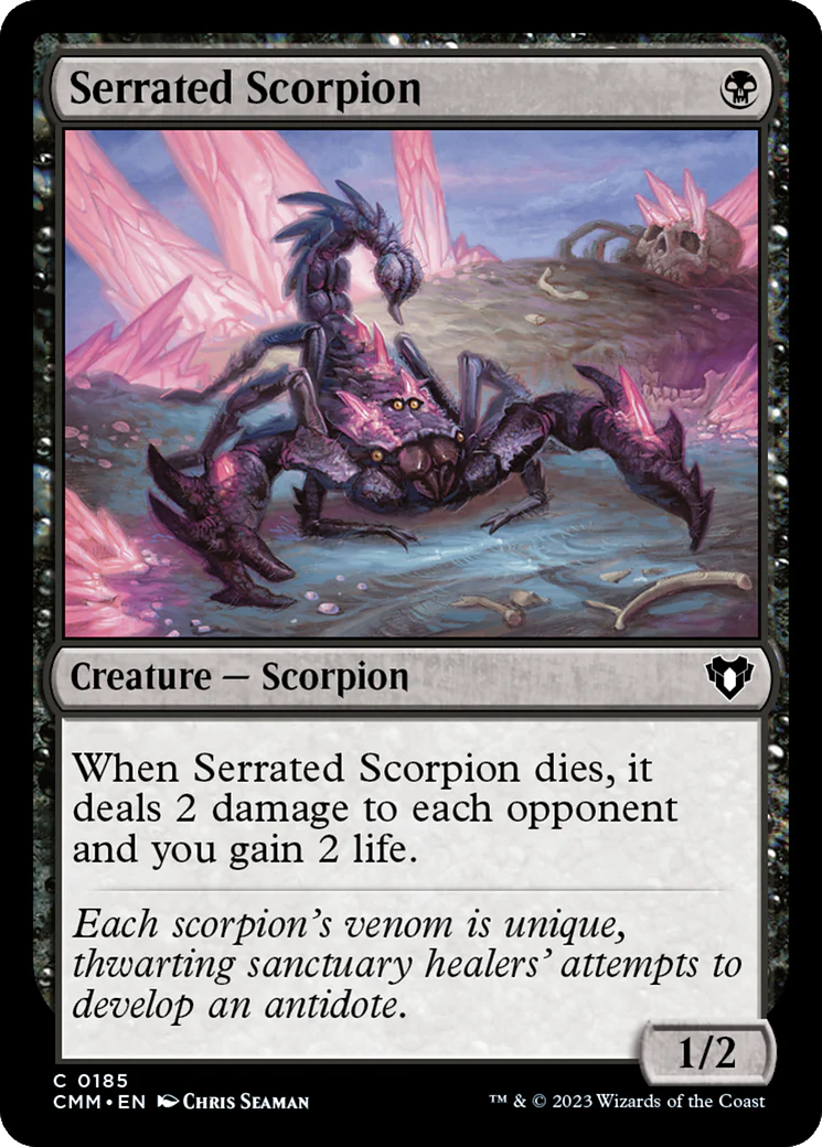 Serrated Scorpion (CMM-185)  - Commander Masters