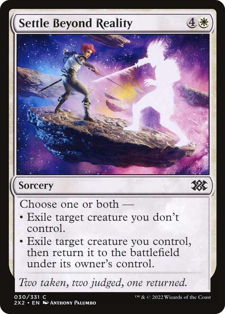 Settle Beyond Reality (2X2-030)  Foil - Double Masters 2022
