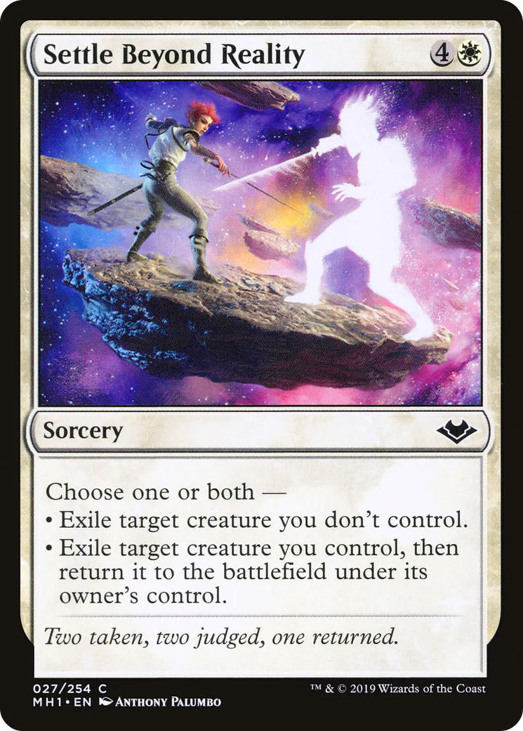 Settle Beyond Reality (MH1-027)  - Modern Horizons
