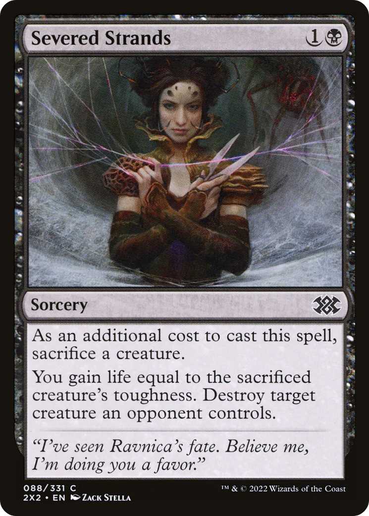 Severed Strands (2X2-088)  Foil - Double Masters 2022