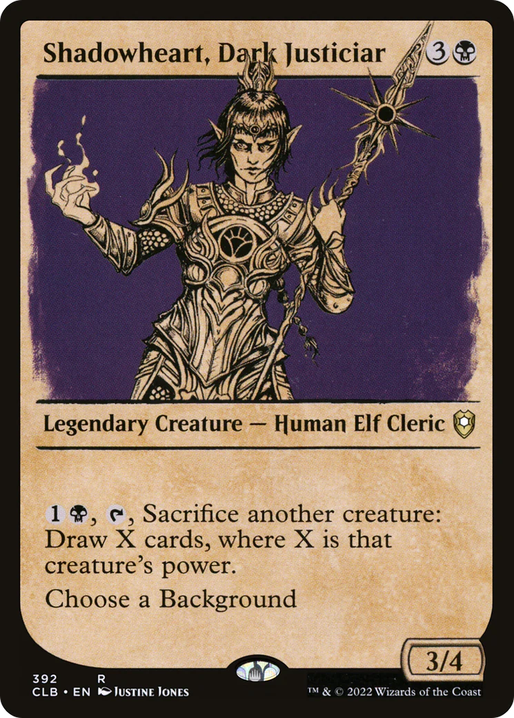 Shadowheart, Dark Justiciar (Showcase) (CLB-392)  Foil - Commander Legends: Battle for Baldur's Gate: (Showcase)