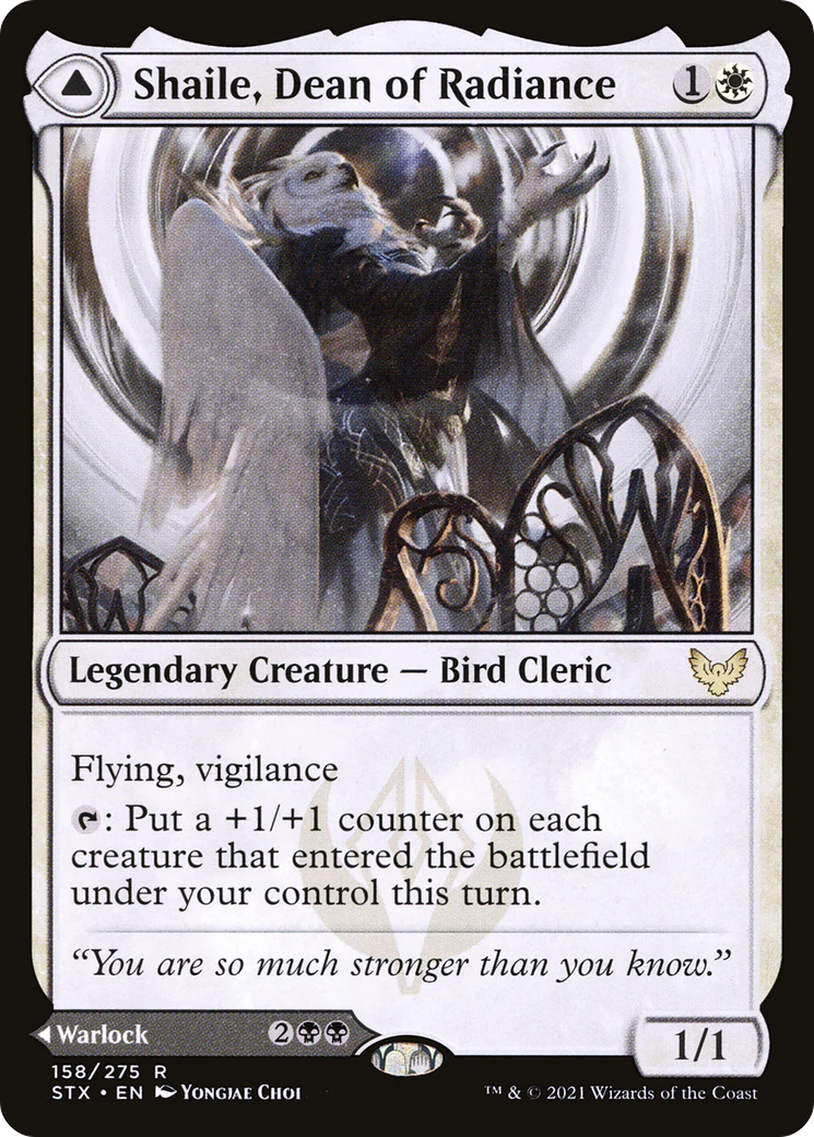 Shaile, Dean of Radiance (STX-158)  Foil - Strixhaven: School of Mages - Image 3