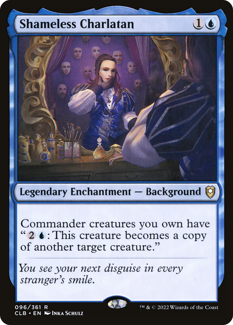Shameless Charlatan (CLB-096)  - Commander Legends: Battle for Baldur's Gate
