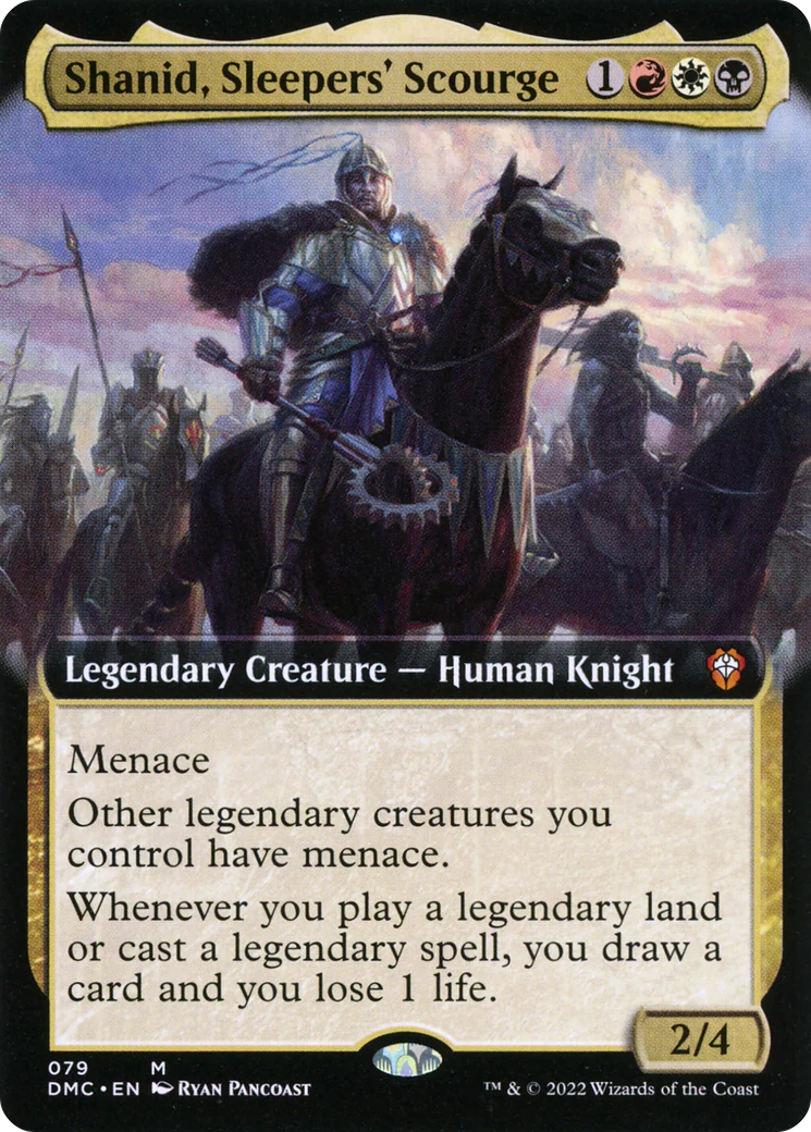 Shanid, Sleepers' Scourge (Extended Art) (DMC-079)  - Dominaria United Commander: (Extended Art)