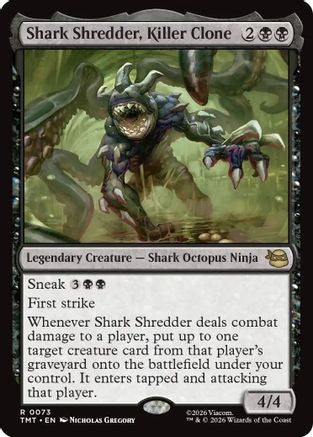 Shark Shredder, Killer Clone (TMT-073)  - Teenage Mutant Ninja Turtles