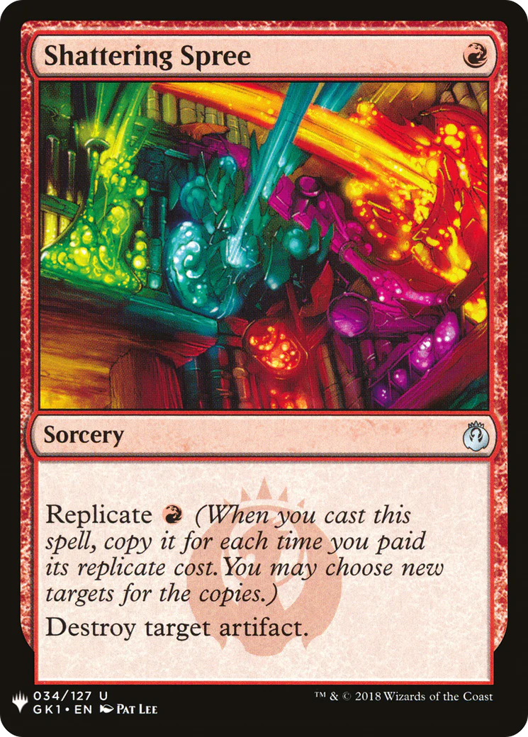 Shattering Spree (LIST-034)  - The List