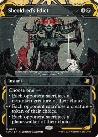 Sheoldred's Edict (SOA-032)  Foil - Secrets of Strixhaven: Mystical Archive