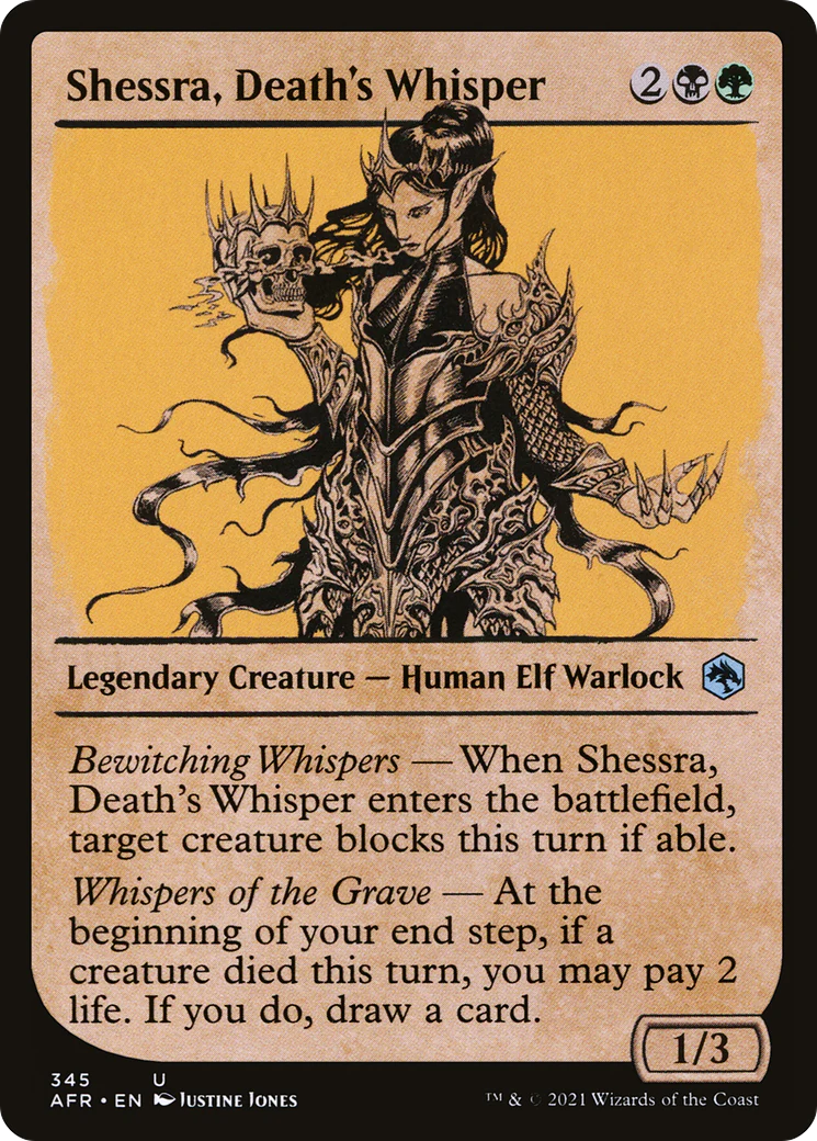 Shessra, Death's Whisper (Showcase) (AFR-345)  - Adventures in the Forgotten Realms: (Showcase)